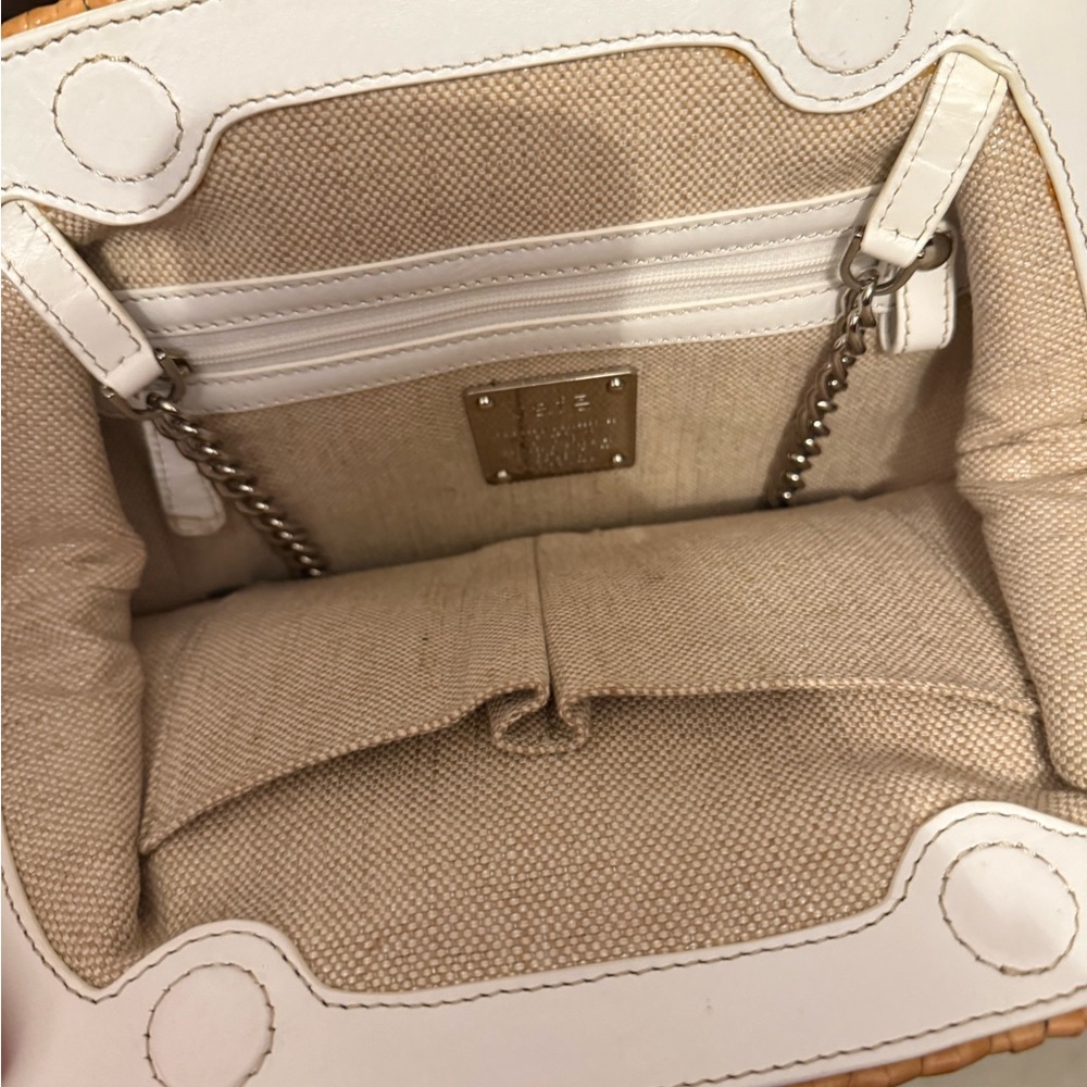 Rafé New York White and Tan Clutch - Picture 4 of 7